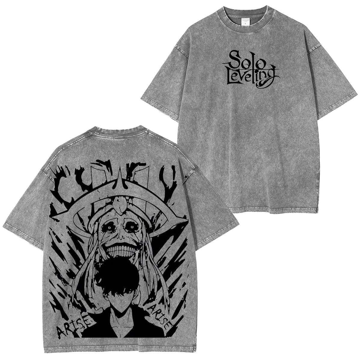 Solo Leveling Vintage washed T-shirt/Crewneck/Hoodie