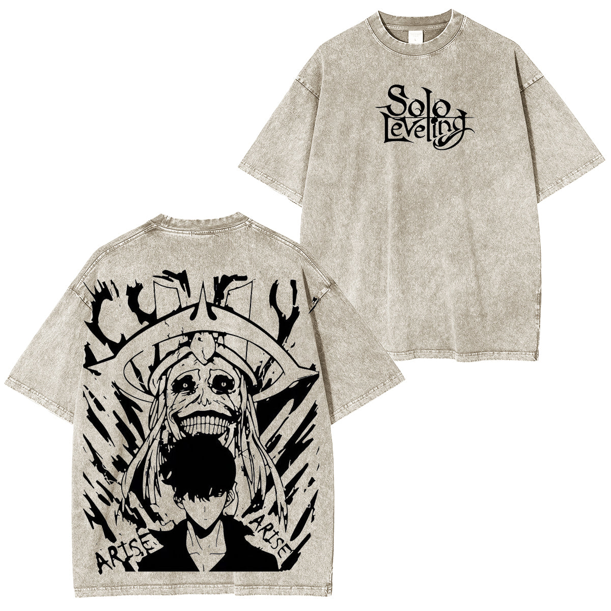 Solo Leveling Vintage washed T-shirt/Crewneck/Hoodie