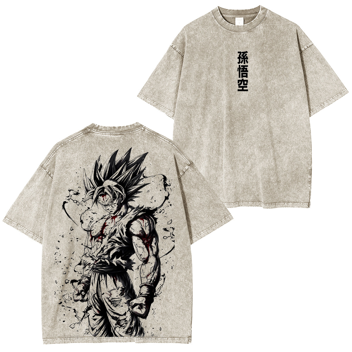 Dragon Ball Super Goku.Polera Lavada
