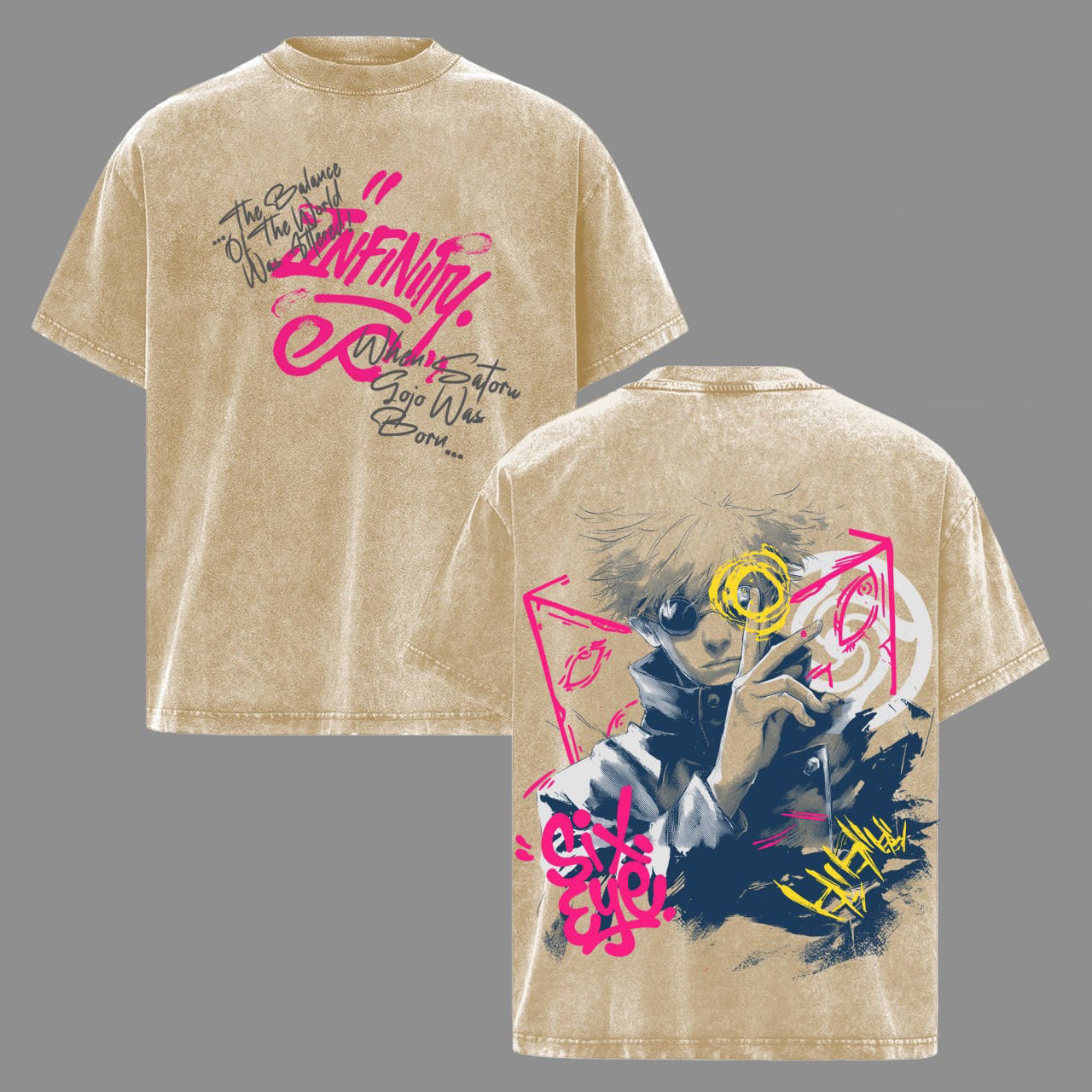 Jujutsu Kaisen Washed T-shirt/Crewneck/Hoodie