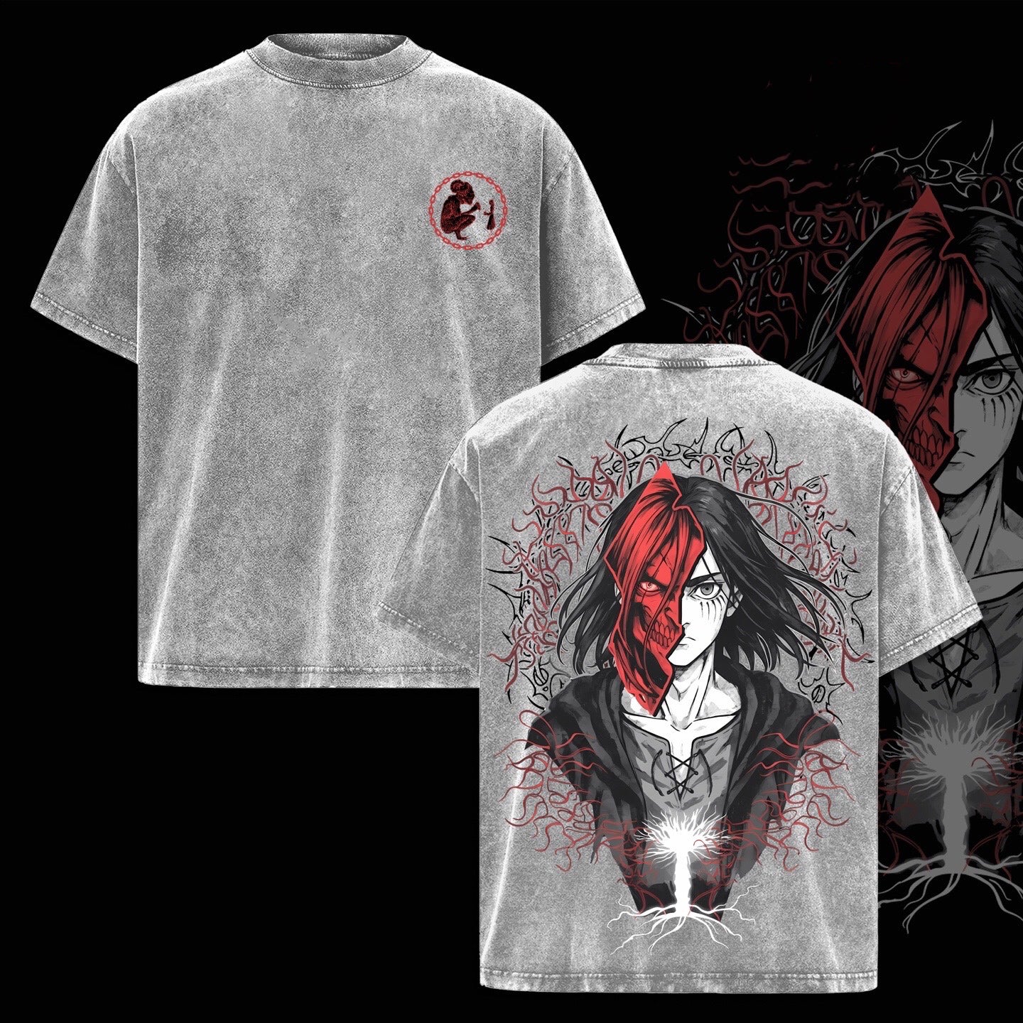 Attack on Titan Washed T-shirt/Crewneck/Hoodie