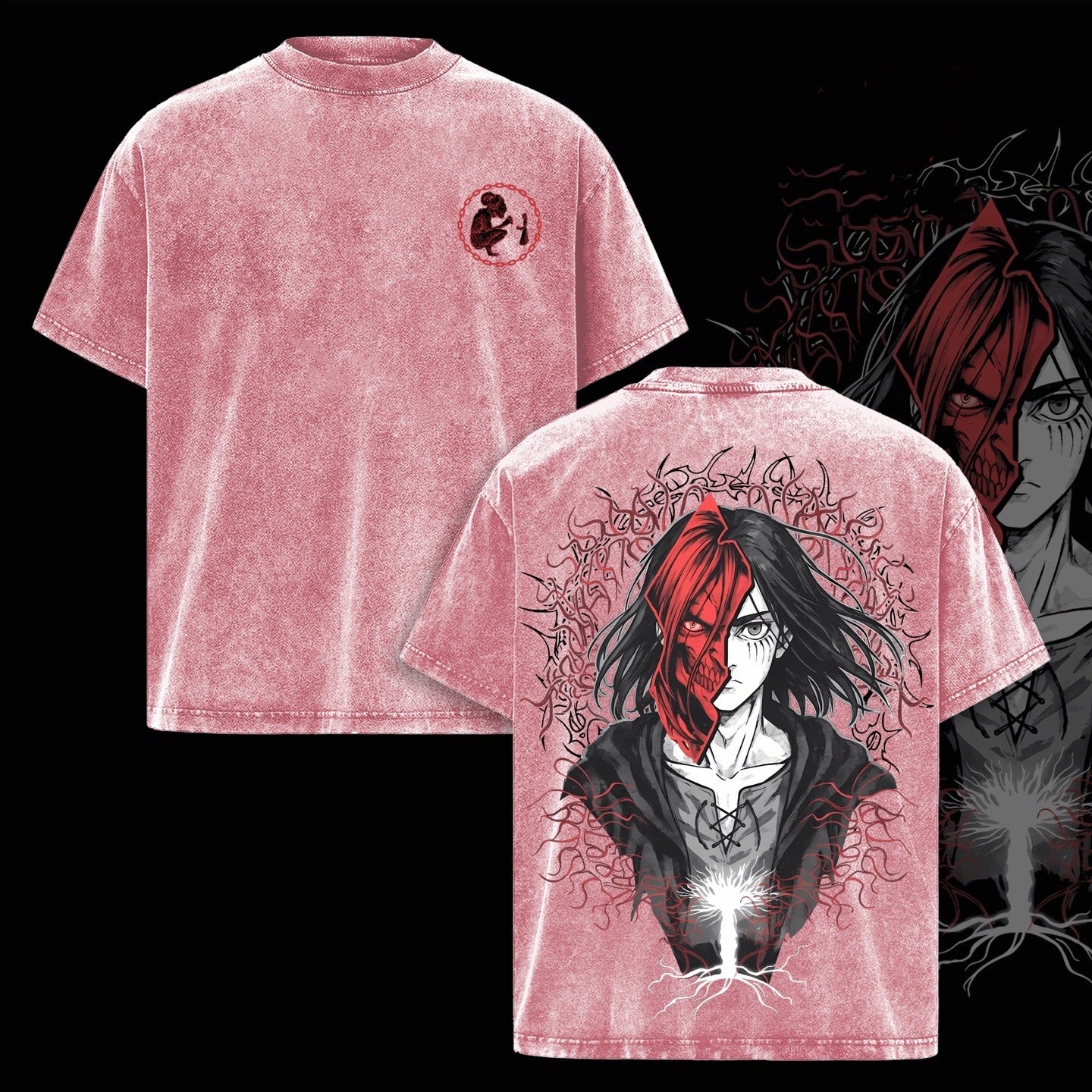Attack on Titan Washed T-shirt/Crewneck/Hoodie