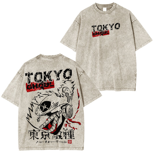 Tokyo Ghou Kaneki Polera Lavada Vintage