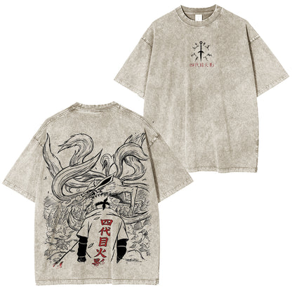 Naruto Polera Lavada Vintage